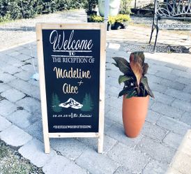 Set of 4 thick vases used for wedding in rose gold and terra cotta