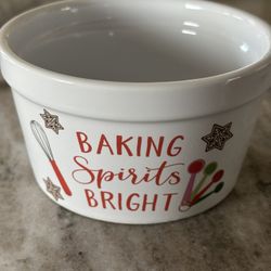 Royal Norfolk Christmas “Baking Spirits Bright “ Ramekin   