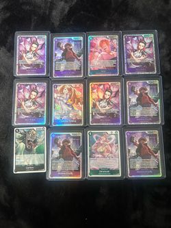 One piece 12 card lot