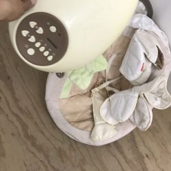 Battery operated baby rocker