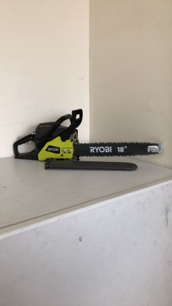 RYOBI 18 in. 38cc 2-Cycle Gas Chainsaw with Heavy Duty Case