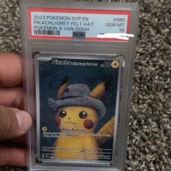 2023 POKEMON POKEMON X VAN GOGH PIKACHU WITH GREY FELT HAT 