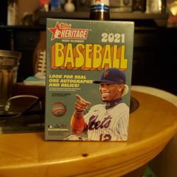 2021 Baseball Trading Cards Unopened Box 