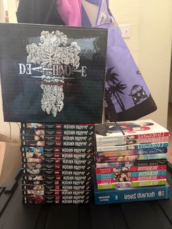 Manga lot and death note box set
