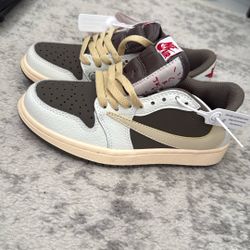 Travis Scott X Air Jordan 1 Retro Low Og 'Reverse Mocha' Size 5.5