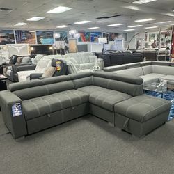 ⏰Liquidation Sale🎉Sofa 🛋️Sleeper With Storage 👏🏼