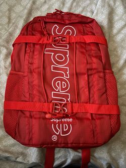 Supreme red backpack ( read description )