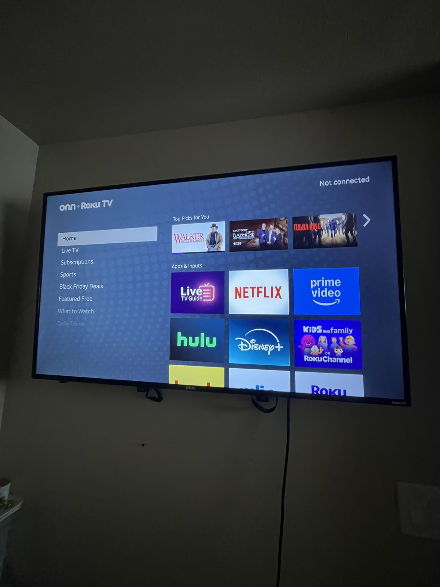 📺 50” Onn Roku TV – $90 OBO – Need Gone ASAP