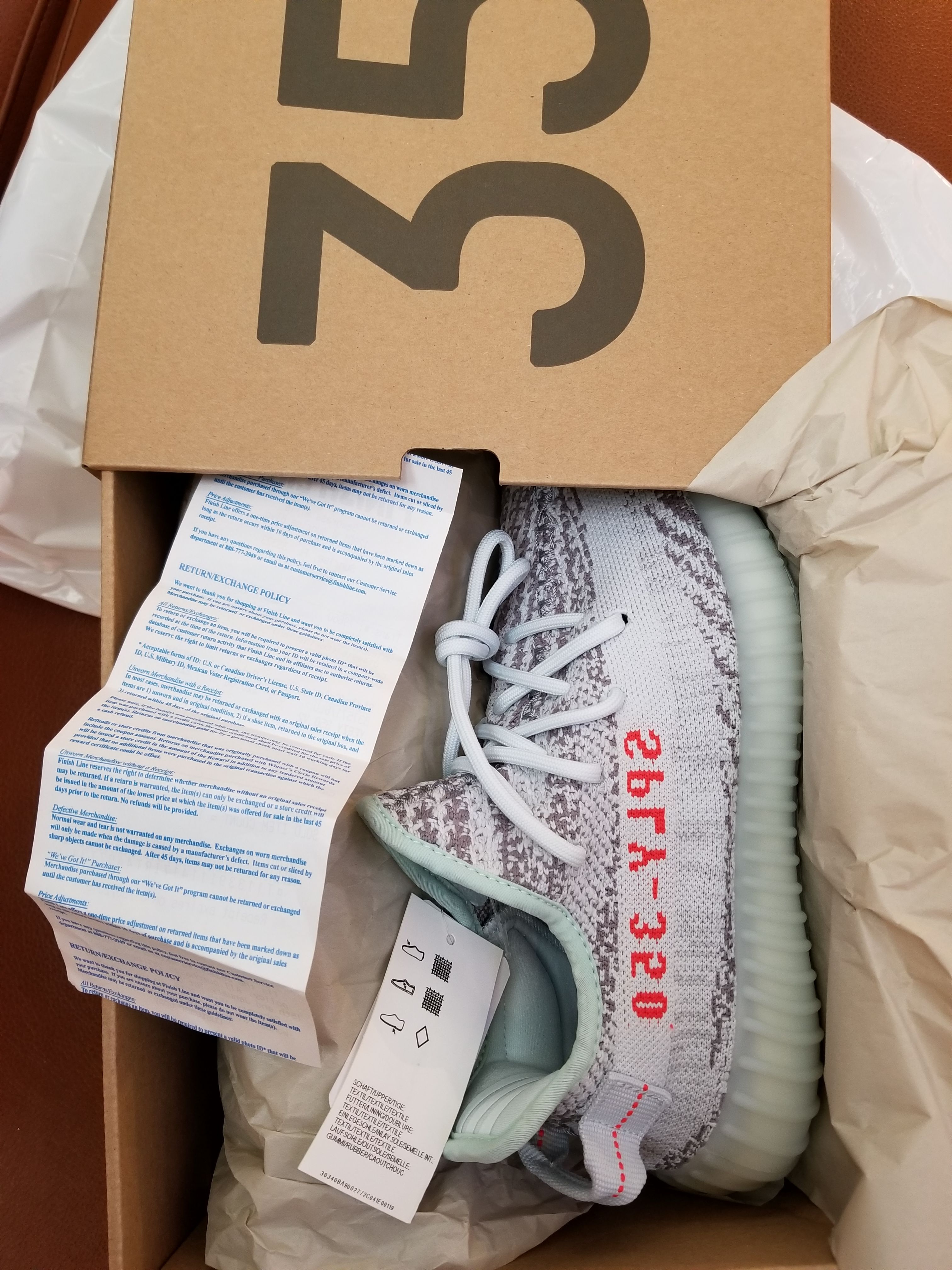 Adidas Yeezy Boost Blue Tint (Size