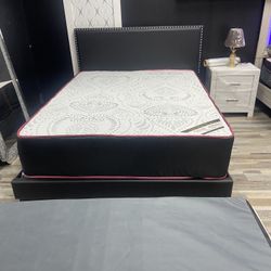 Queen Mattress - Double Sides - Come With Free Box Spring Only - Free Delivery 🚚 