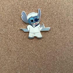 Disney Stitch Navy Pin, Rare Limited Edition 