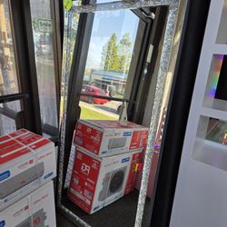 Brand New Full Body Mirror With LED & CRYSTAL ROCKS FROM $599 Now $489