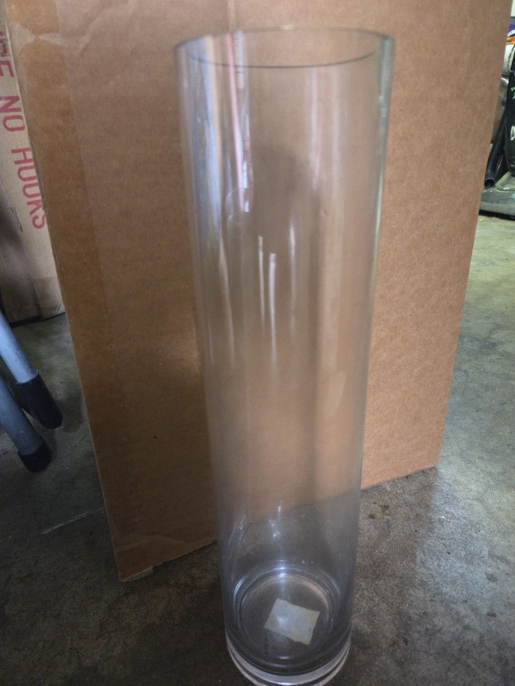 15" Tall Glass Vases