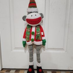 Vantage Christmas Sock Doll, 30"H
