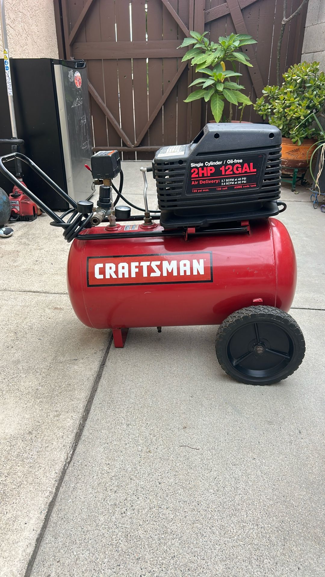 Craftsman Air Compressor Portable Oil Free