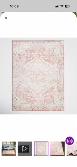 Pink rug