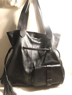 MAURIZIO TAIUTI SHOULDERS LEATHER BAG