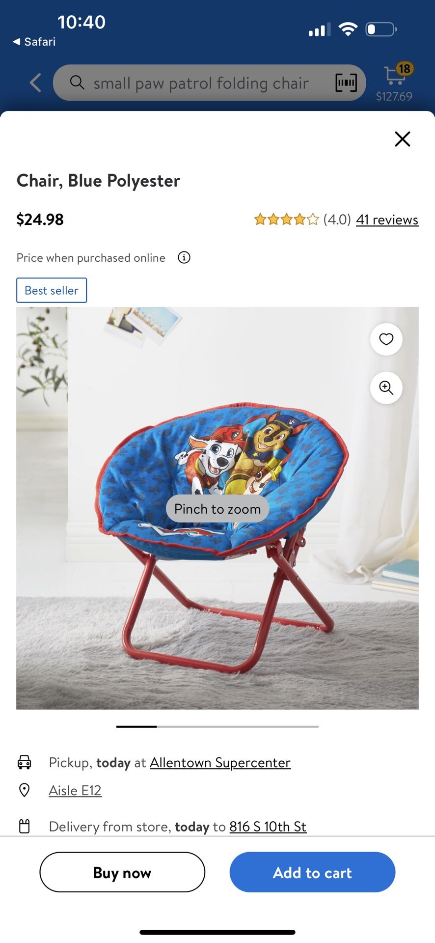 Toddler folding Chairs