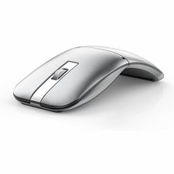 Bluetooth Wireless Arc Travel Mouse, Bluetooth 5.0/4.0 & 2.4G Tri-Mode, Rotating Ergonomic PC/MAC