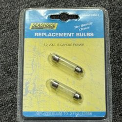 SEACHOICE REPLACEMENT BULBS 12 Volt (Quantity:2)