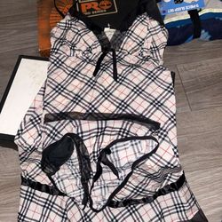 Women's Burberry Lingerie Set 