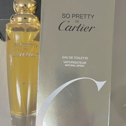 Cartier - So Pretty - Perfume - 3.3 Fl. Oz/ 100mL (BRAND NEW IN-BOX) (VERY RARE DISCONTINUED)