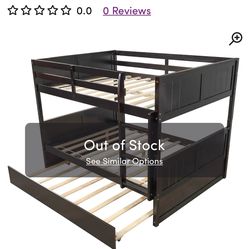 Full/ Full Bunk bed As Pictured