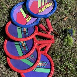 Koosh Paddles (six paddles, two Koosh balls)