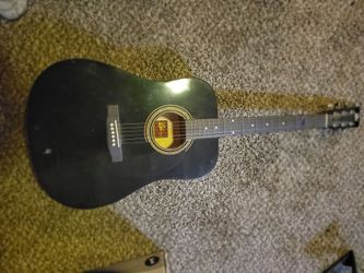 Rouge Black Acoustic Guitar