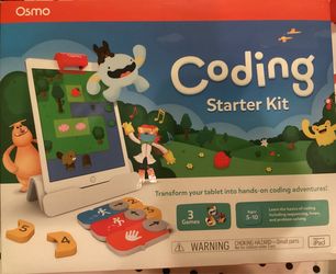 Osmo Coding Starter Kit for iPad & iPhone STEM Toy for Ages 5-10+, Logic & Problem-Solving, Base Included