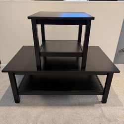 COFFEE TABLE & SIDE TABLE