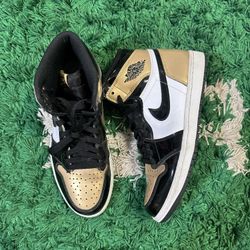 Nike Air Jordan 1 High NRG Gold Toe Size 8