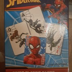 NEW Jumbo Spider-Man Playing Cards