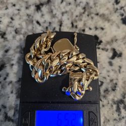 10k 65 Gram Cuban Link Bracelet 