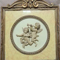 Antique Porcelain Angel Frames