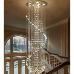 *New In Box* 78” Crystal Chandelier 