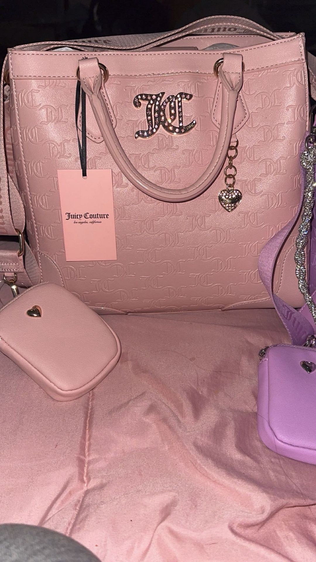 Juicy Couture All About That Bling Tote🩷