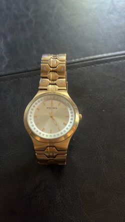 Fossil Gold-Tone Analog Watch