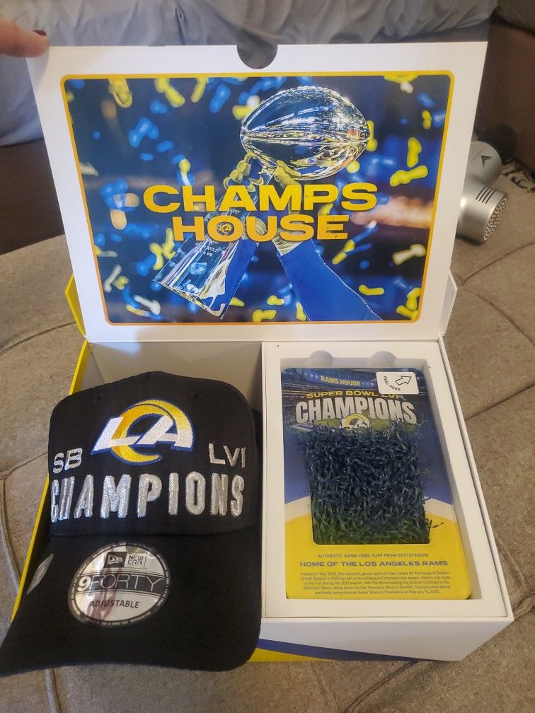 SUPERBOWL RAMS CHAMPS SEASON TIX HOLDER