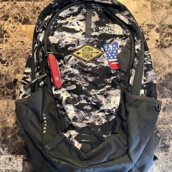 North Face Jester Backpack Mountain Camo print