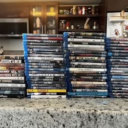 Lot of 67 Blue-rays & 12 DVDs - Great Condition
