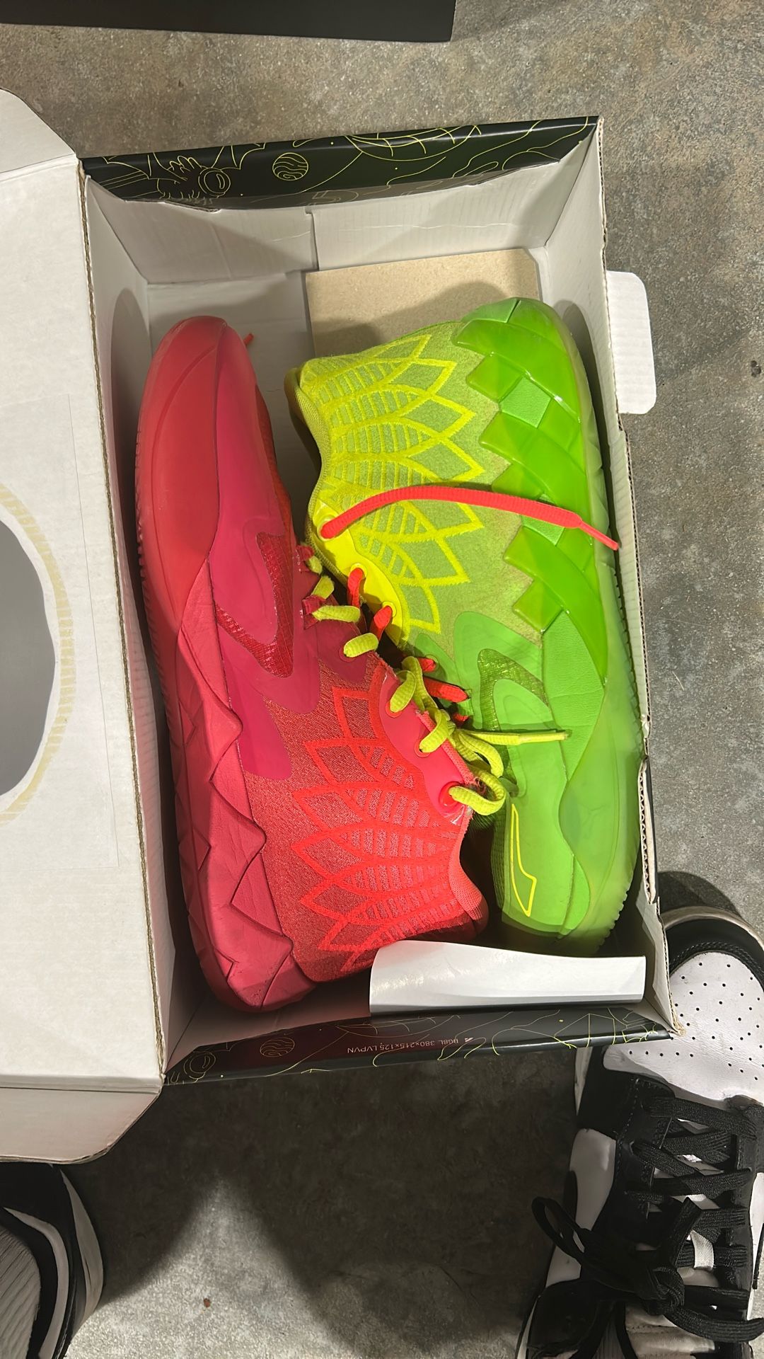 Puma Lamelo Ball Rick And Morty Basketball Shoes Size 12