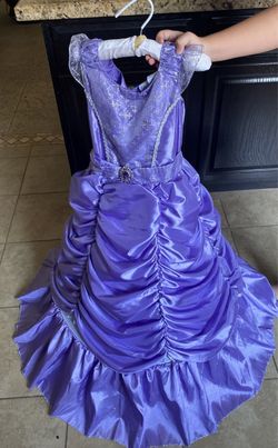 Purple elegant little girl dress Small 7/8