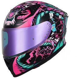 New Pink Dragon Dot Motorcycle Helmet $150