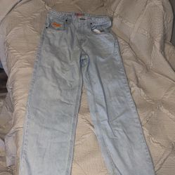 Empyer Light Wash Blue Skater Jeans
