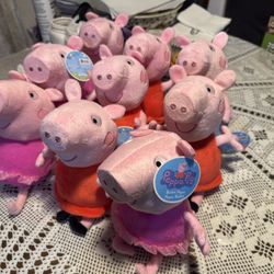 All Brand New Peppa Pig Plushies 