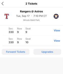 Astors tickets