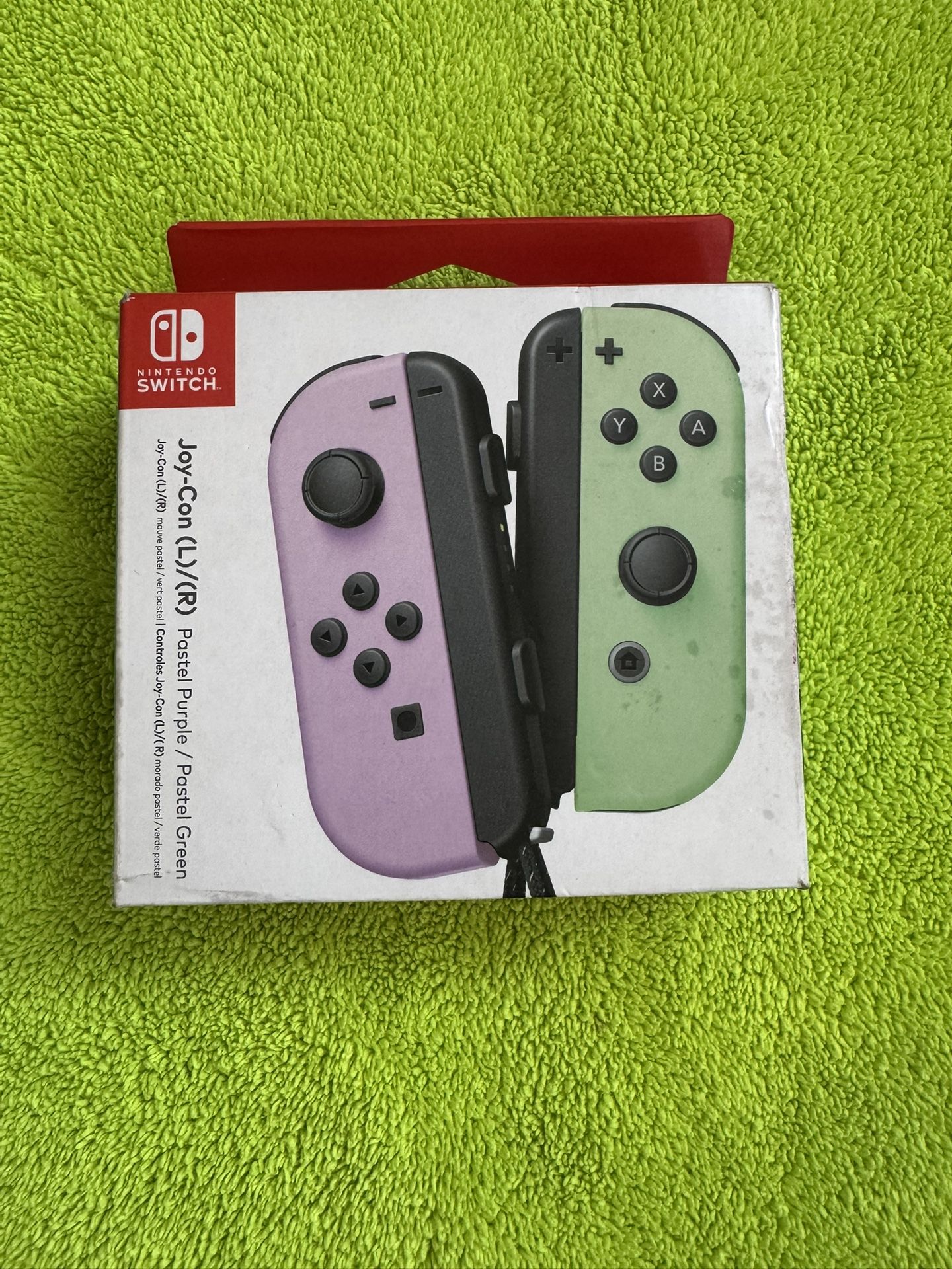 SEALED AUTHENTIC Nintendo Switch Joy-Con (L)/(R) - Pastel Purple/Pastel Green