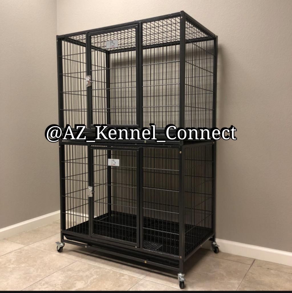 Heavy Duty stackable 2 Tier Dog Kennel Cage for Sale in Avondale, AZ