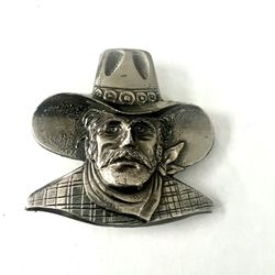 The Great American Buckle Company Cowboy Hat #310 Belt Buckle 